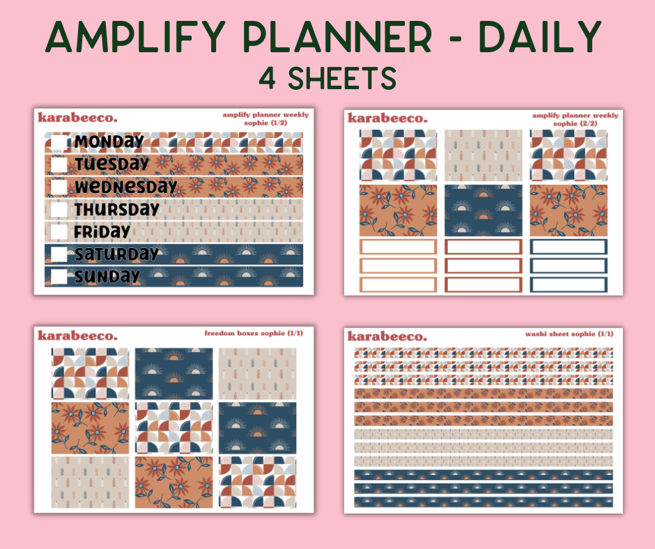 Amplify Planner Stickers | Weekly Kit | Sophie