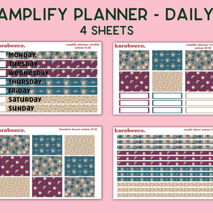 Amplify Planner Stickers | Weekly Kit | Sutton