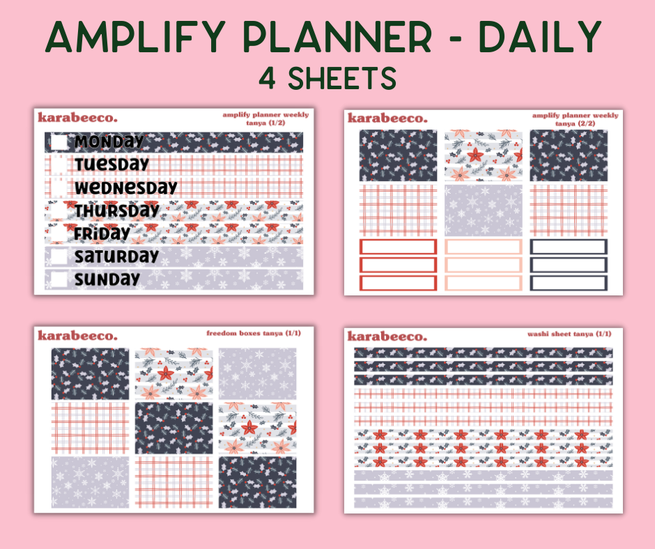 Amplify Planner Stickers | Weekly Kit | Tanya