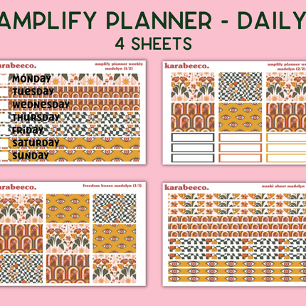 Amplify Planner Stickers | Weekly Kit | Madelyn