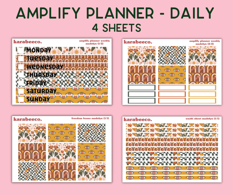 Amplify Planner Stickers | Weekly Kit | Madelyn