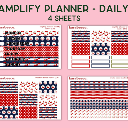 Amplify Planner Stickers | Weekly Kit | Clarice