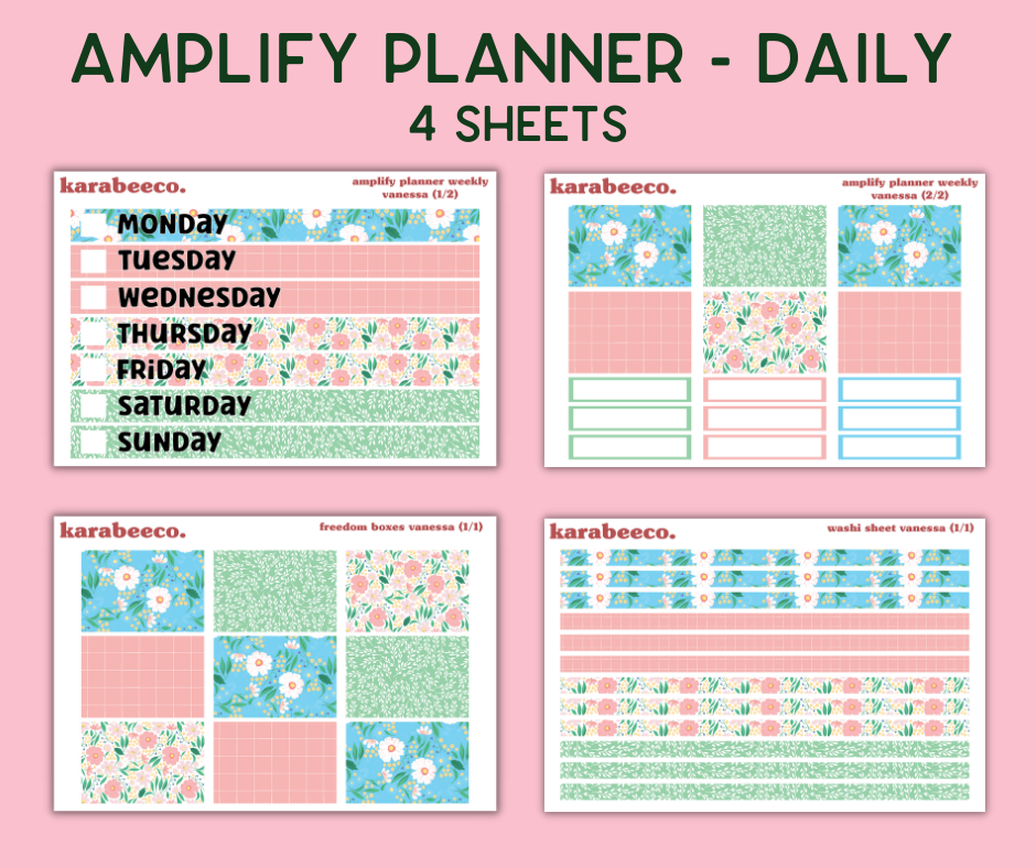 Amplify Planner Stickers | Weekly Kit | Vanessa