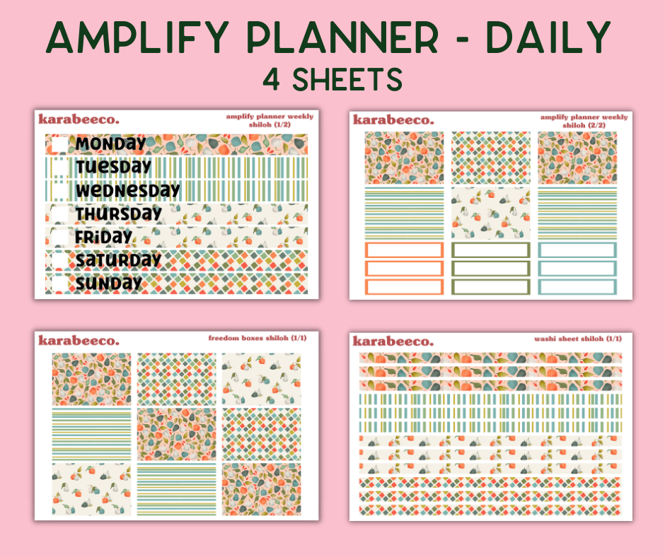 Amplify Planner Stickers | Weekly Kit | Shiloh