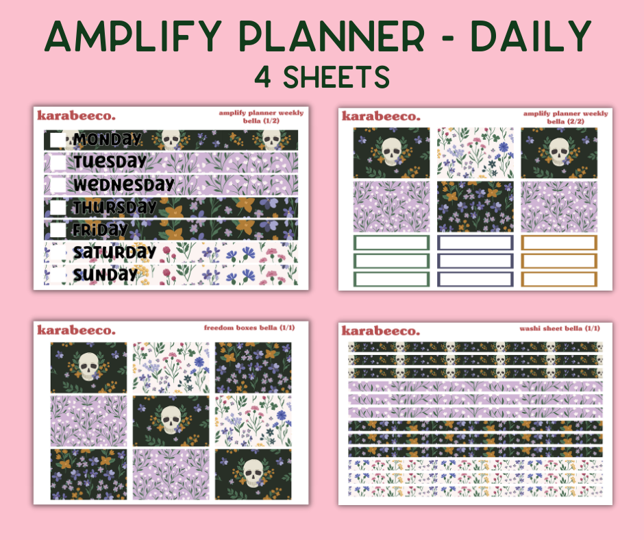 Amplify Planner Stickers | Weekly Kit | Bella