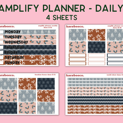 Amplify Planner Stickers | Weekly Kit | Dana