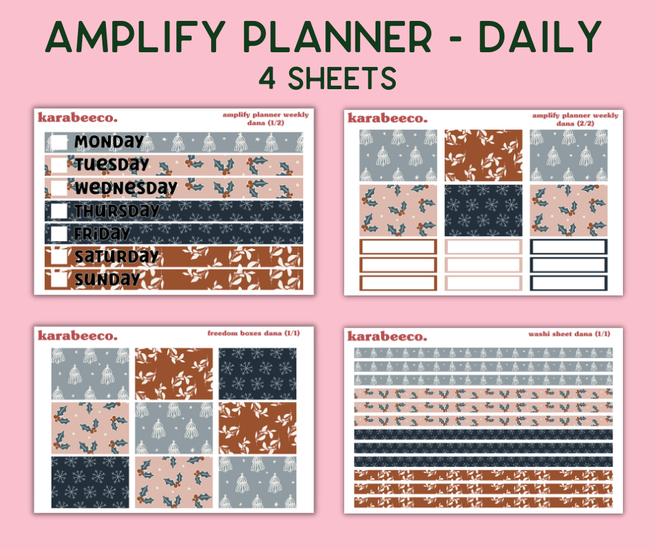 Amplify Planner Stickers | Weekly Kit | Dana