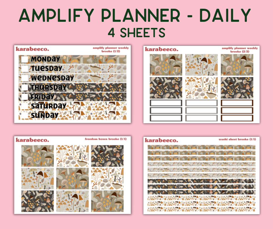 Amplify Planner Stickers | Weekly Kit | Brooke