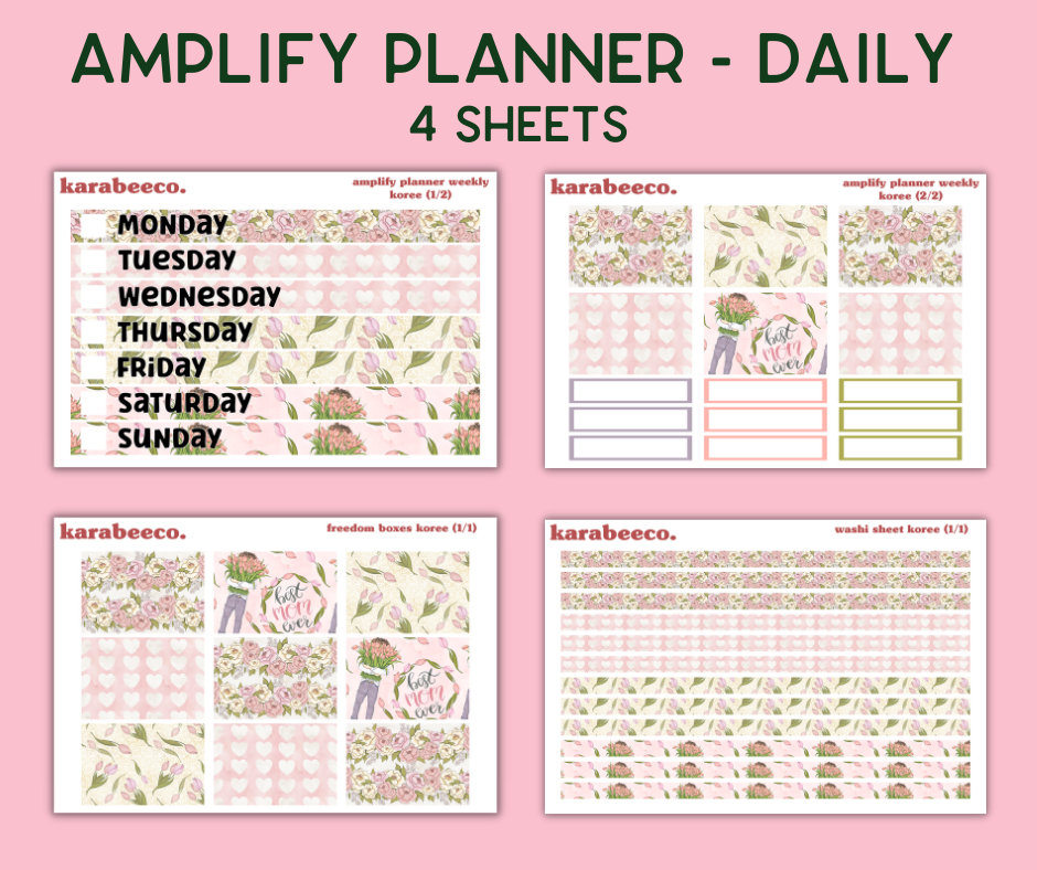 Amplify Planner Stickers | Weekly Kit | Koree