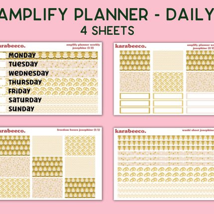 Amplify Planner Stickers | Weekly Kit | Josephine