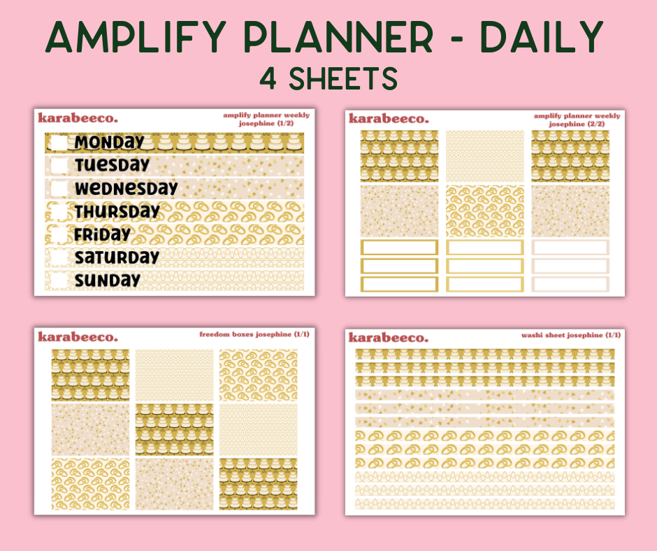 Amplify Planner Stickers | Weekly Kit | Josephine