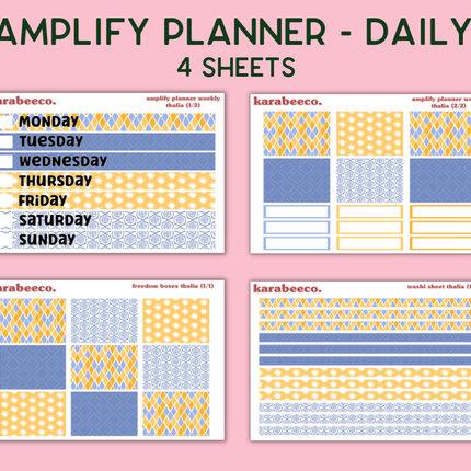 Amplify Planner Stickers | Weekly Kit | Thalia