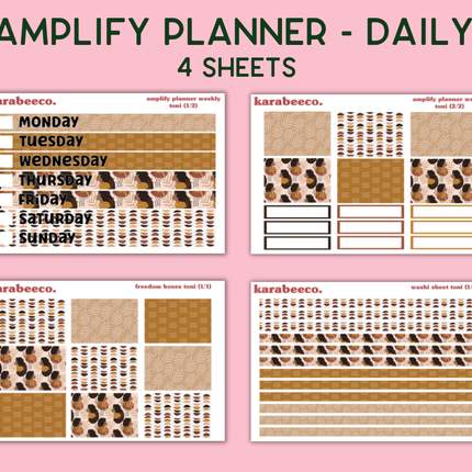 Amplify Planner Stickers | Weekly Kit | Toni