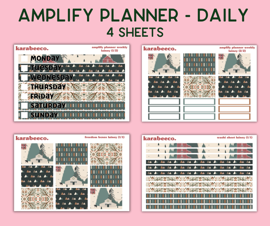 Amplify Planner Stickers | Weekly Kit | Lainey