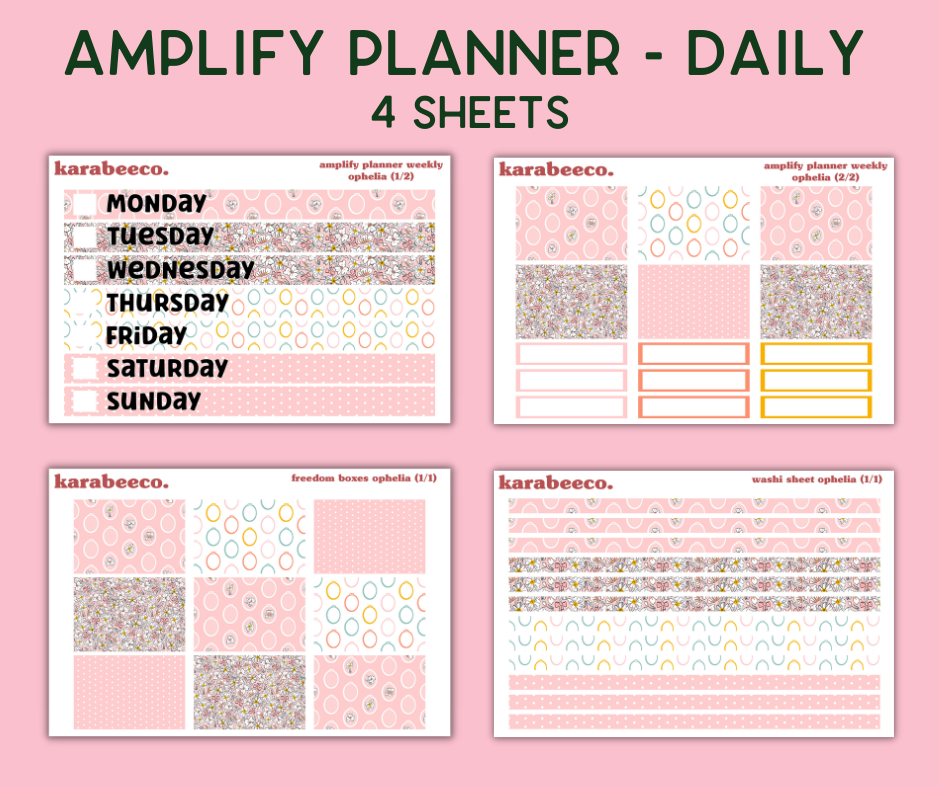 Amplify Planner Stickers | Weekly Kit | Ophelia