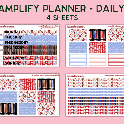 Amplify Planner Stickers | Weekly Kit | Persephone