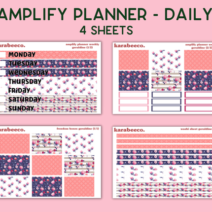 Amplify Planner Stickers | Weekly Kit | Geraldine