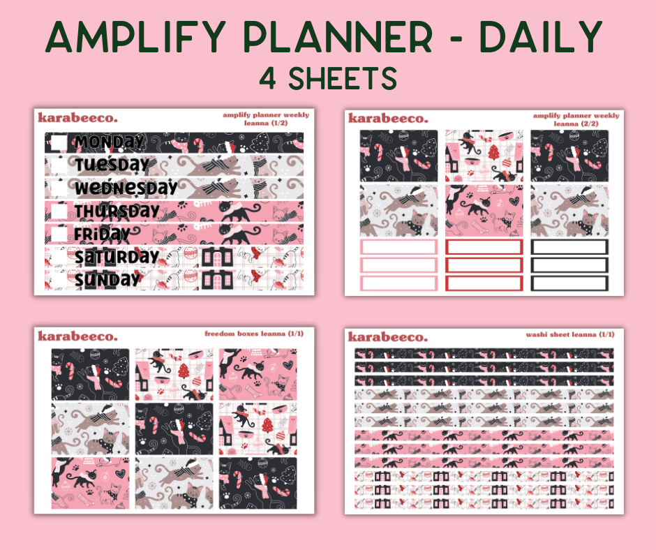 Amplify Planner Stickers | Weekly Kit | Leanna