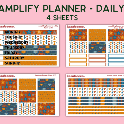 Amplify Planner Stickers | Weekly Kit | Dylan