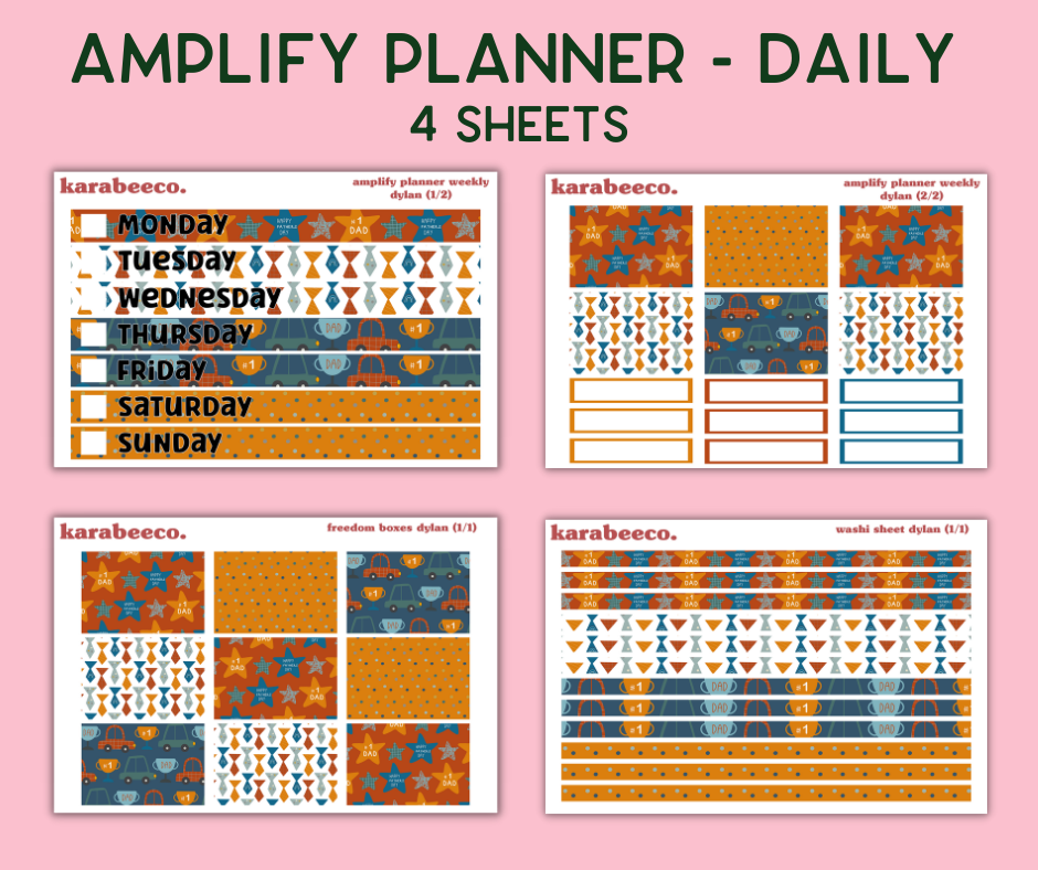 Amplify Planner Stickers | Weekly Kit | Dylan