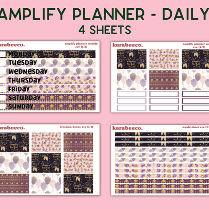 Amplify Planner Stickers | Weekly Kit | Eve