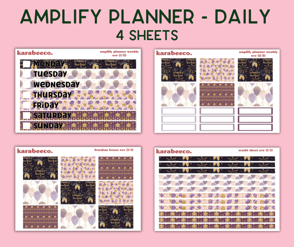 Amplify Planner Stickers | Weekly Kit | Eve