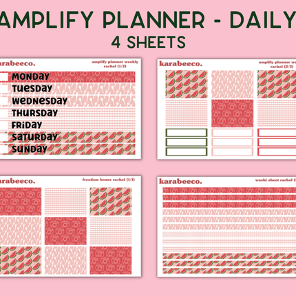 Amplify Planner Stickers | Weekly Kit | Rachel