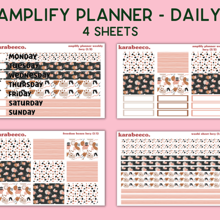 Amplify Planner Stickers | Weekly Kit | Lucy