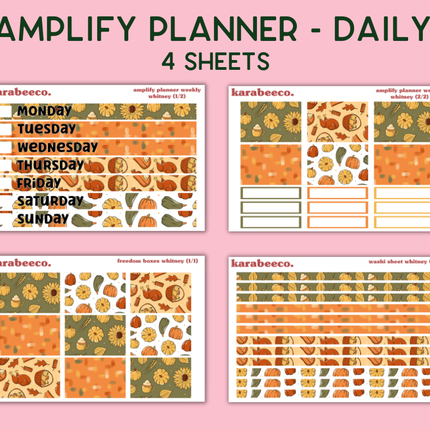 Amplify Planner Stickers | Weekly Kit | Whitney