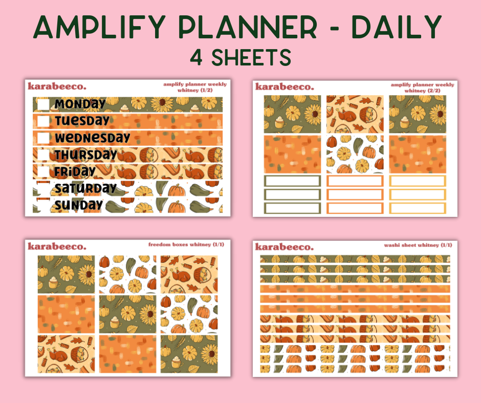 Amplify Planner Stickers | Weekly Kit | Whitney