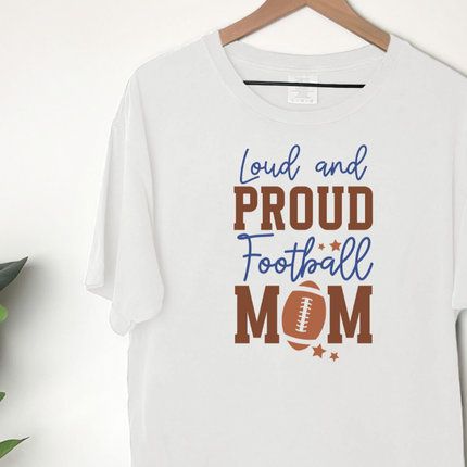 Comfort Colors Tee | Loud Proud Football Mom [446]