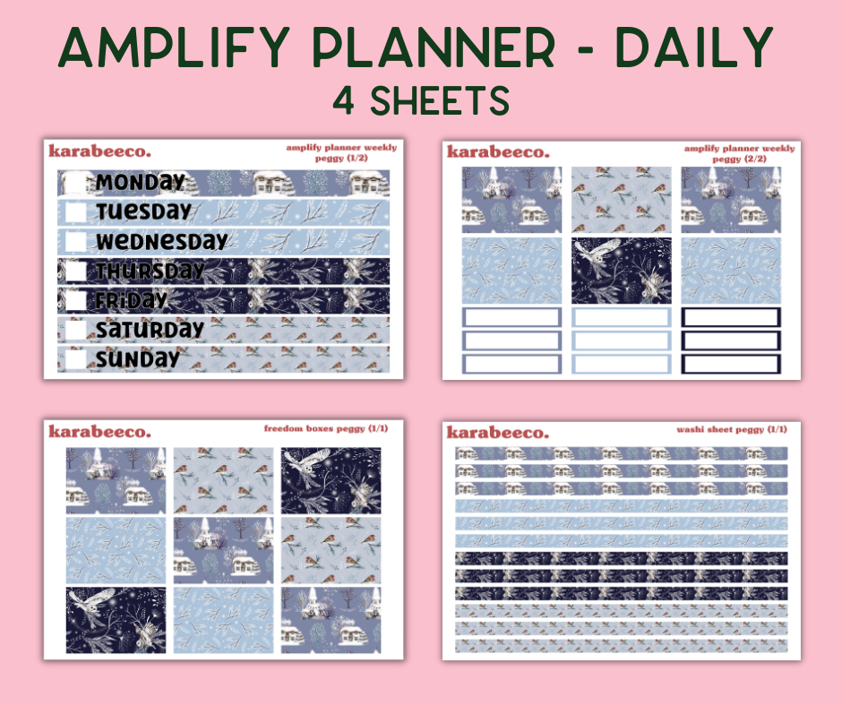 Amplify Planner Stickers | Weekly Kit | Peggy