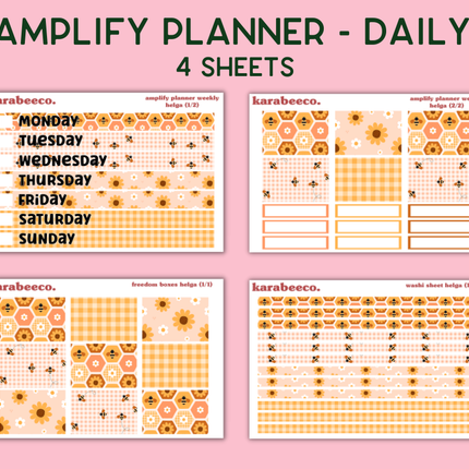 Amplify Planner Stickers | Weekly Kit | Helga