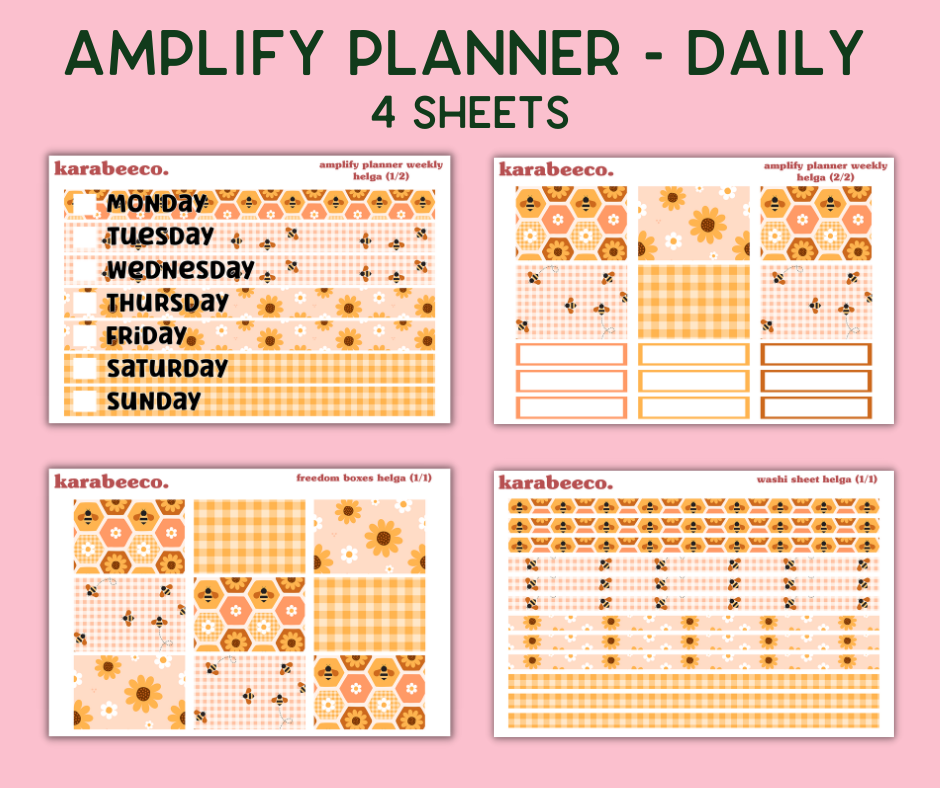 Amplify Planner Stickers | Weekly Kit | Helga