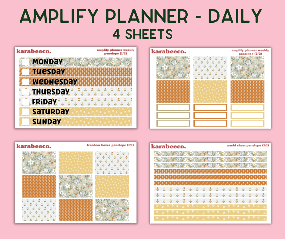 Amplify Planner Stickers | Weekly Kit | Penelope