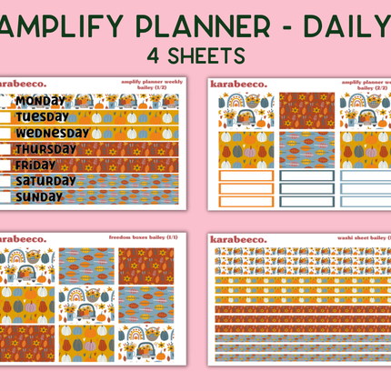 Amplify Planner Stickers | Weekly Kit | Bailey