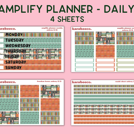 Amplify Planner Stickers | Weekly Kit | Aubrey