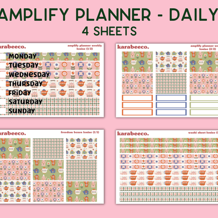 Amplify Planner Stickers | Weekly Kit | Louise