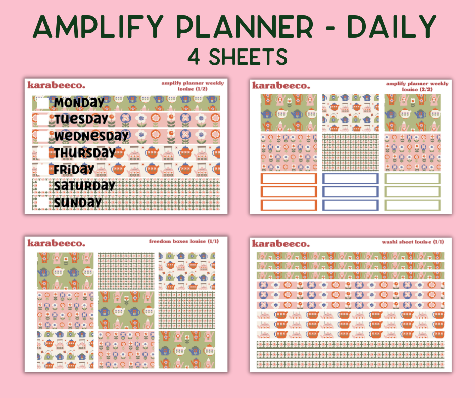 Amplify Planner Stickers | Weekly Kit | Louise