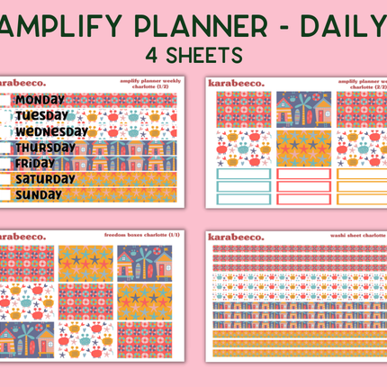 Amplify Planner Stickers | Weekly Kit | Charlotte