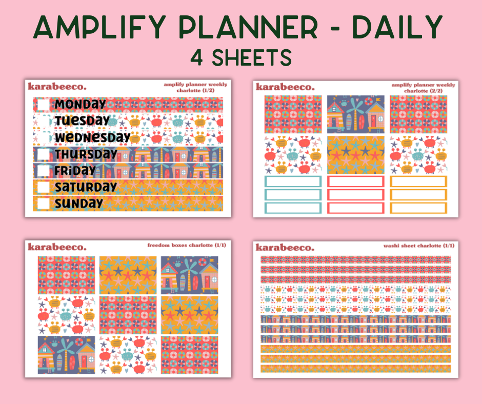 Amplify Planner Stickers | Weekly Kit | Charlotte