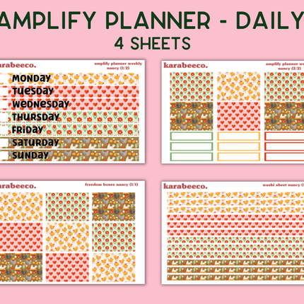 Amplify Planner Stickers | Weekly Kit | Nancy