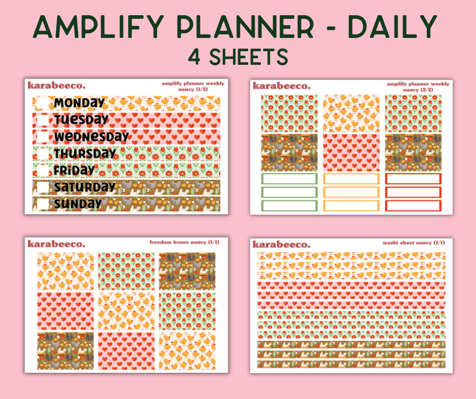 Amplify Planner Stickers | Weekly Kit | Nancy