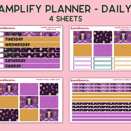 Amplify Planner Stickers | Weekly Kit | Caitlyn