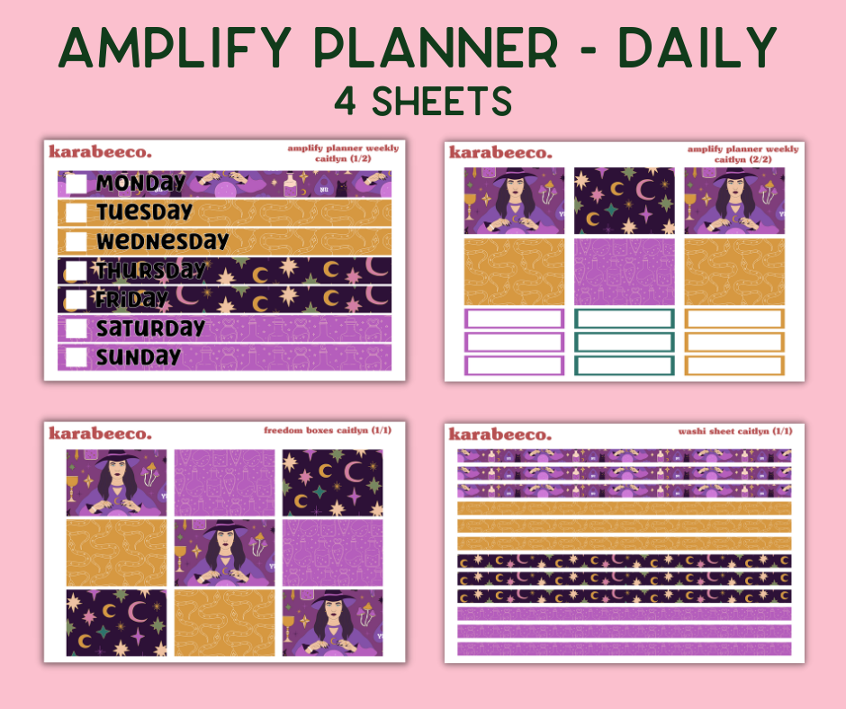 Amplify Planner Stickers | Weekly Kit | Caitlyn