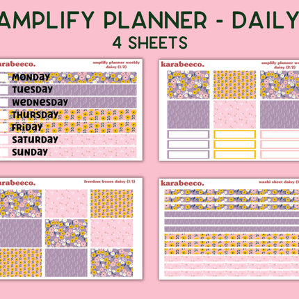 Amplify Planner Stickers | Weekly Kit | Daisy