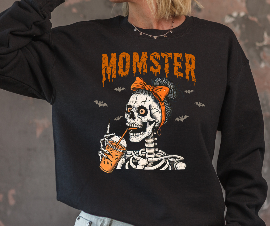 Gildan Crewneck | Halloween Momster [487]