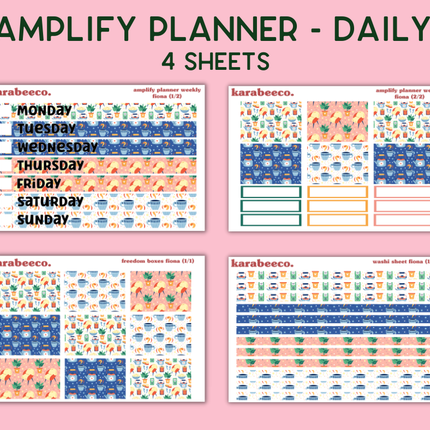Amplify Planner Stickers | Weekly Kit | Fiona