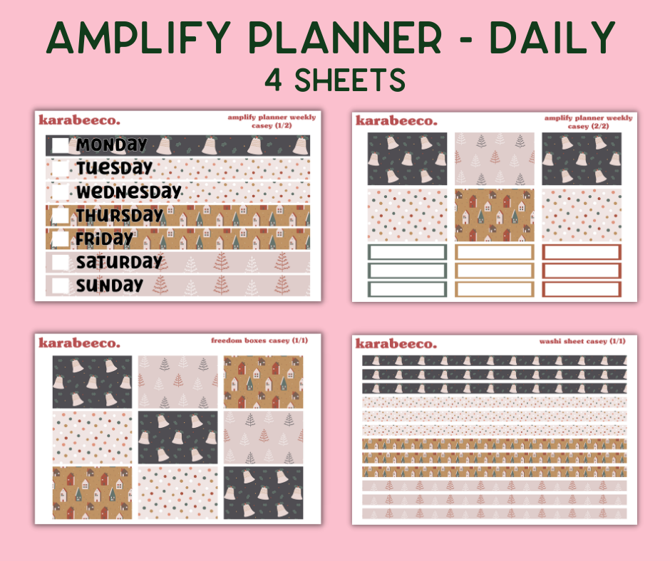 Amplify Planner Stickers | Weekly Kit | Casey