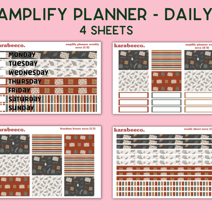 Amplify Planner Stickers | Weekly Kit | Nova